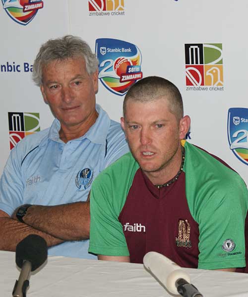Proto globe-trotter: Harvey announces early in 2010 that he will play for Southern Rocks in Zimbabwe