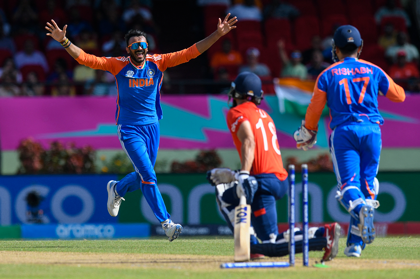 Knockout nous: Axar offered up match-turning performances in the 2024 T20 World Cup semi-final and final and the 2025 Champions Trophy final